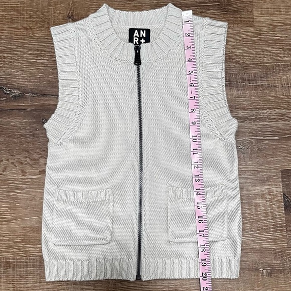 Alp n Rock Women’s Tan Organic Cotton Knit Vest Size XS - Picture 9 of 10